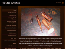 Tablet Screenshot of proedgeburnishers.com